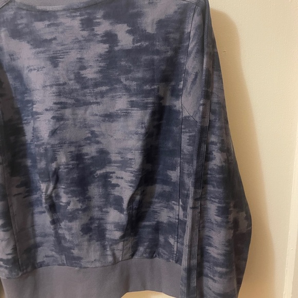 Athleta farallon cropped crewneck size medium navy - Picture 8 of 8